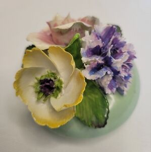 Capodimonte Flower Staffordshire Bone China Bouquet Figurine - Jon Anton Signed